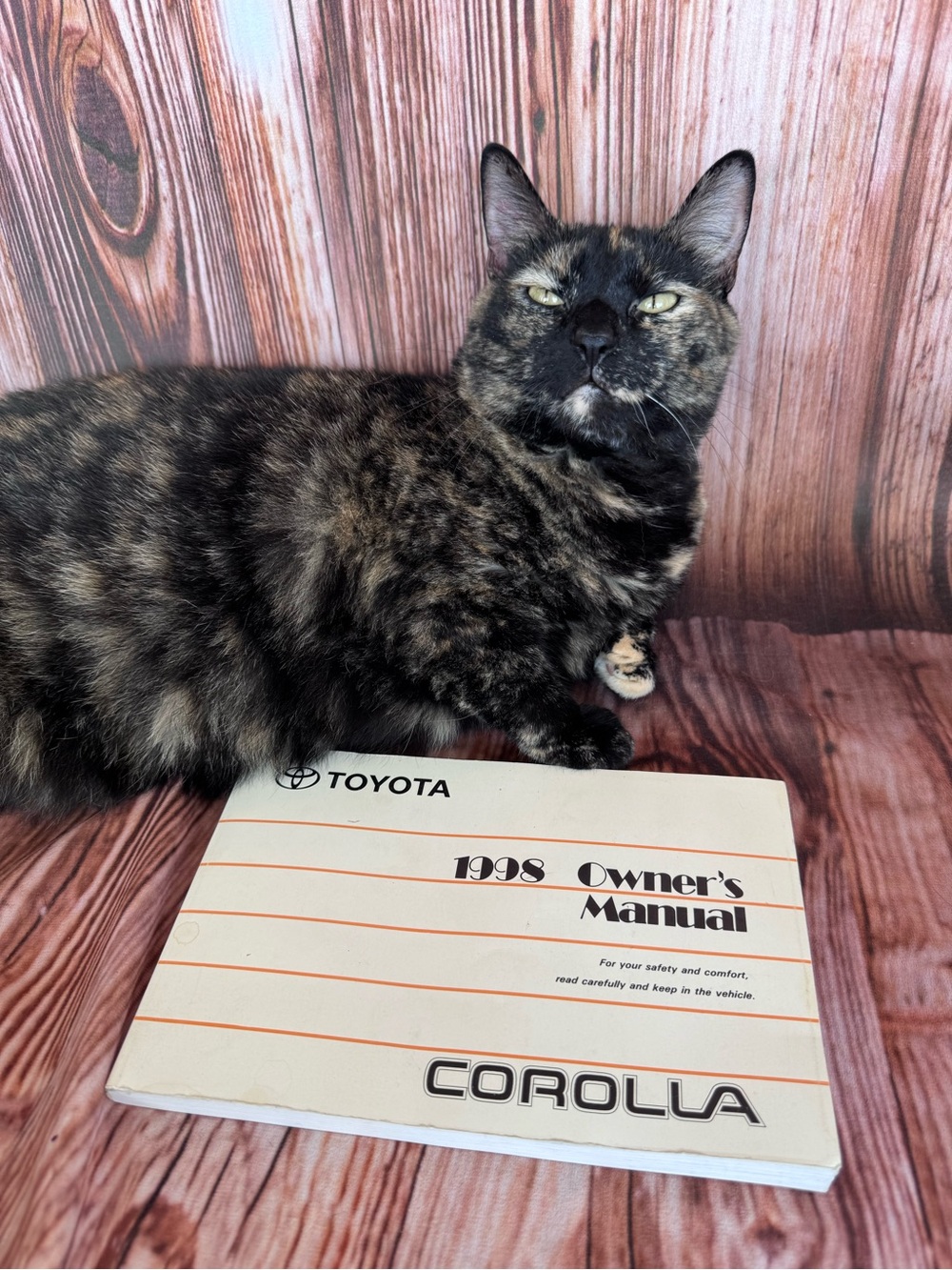 Vintage 1998 Toyota Corolla Owner's Manual OEM Car Vehicle OM12656U 01999-12656